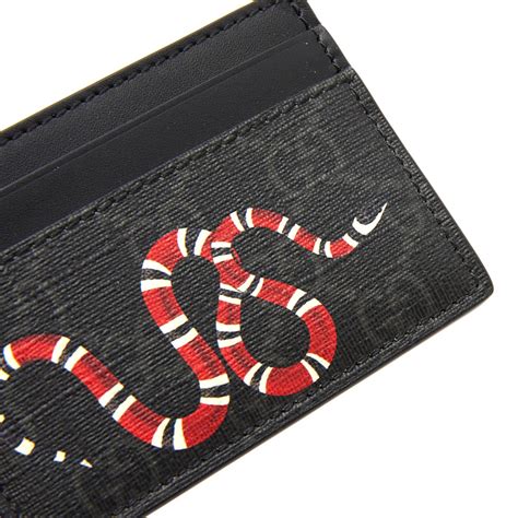 card holder gucci snake.